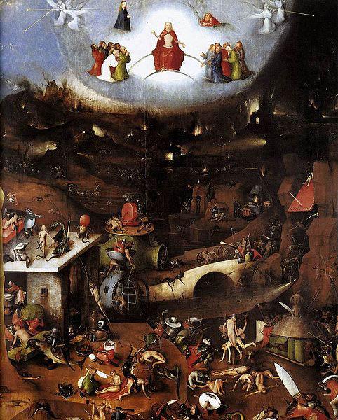 Hieronymus Bosch The last judgement Germany oil painting art